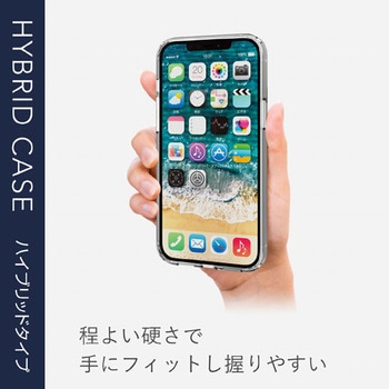 iPhone 12 Pro Max ケース カバー 耐衝撃 ポリカーボネート TPU 透明 エレコム
