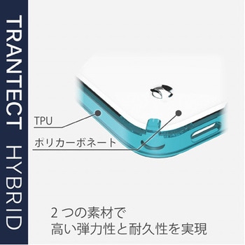 iPhone12 iPhone12 Pro ケース カバー 耐衝撃 ポリカーボネート TPU クリア 透明 エレコム