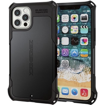 iPhone12 iPhone12 Pro ケース カバー ゼロショック ZEROSHOCK 耐衝撃 TPU 保護フィルム 付 エレコム  iPhoneケース 【通販モノタロウ】