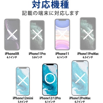 iPhone12 iPhone12 Pro ガラスフィルム 硬度9H 0.33mm ブルーライトカット ゲーム さらさら 貼りやすい エレコム