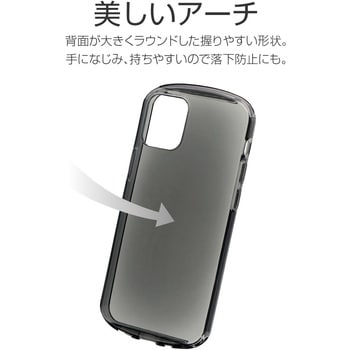 iPhone 12 mini 耐衝撃ソフトケース「CLEAR Round」 LEPLUS iPhone