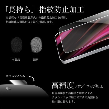 iPhone 12/iPhone 12 Pro ガラスフィルム「GLASS PREMIUM FILM」 ケース干渉しにくい スーパークリア LEPLUS