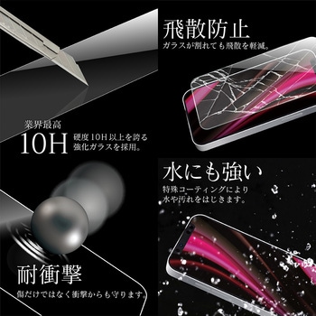 iPhone 12/iPhone 12 Pro ガラスフィルム「GLASS PREMIUM FILM」 ケース干渉しにくい スーパークリア LEPLUS
