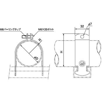 PG-16 ハンガーサドル 1箱(20組) 南電機 【通販サイトMonotaRO】