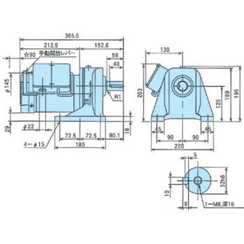 GA32-040-45B 200V ギヤモータ GAシリーズ(横型脚取付け GA32-040-45B 200V ギヤモータ GAシリーズ(横型脚取付け