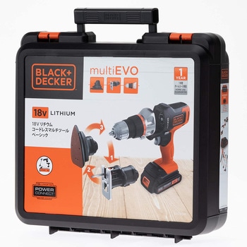 18Vマルチツール ベーシック(ドリル/ジグソー/サンダー) BLACK&DECKER