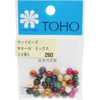 ウッドビーズ ミックス トーホー