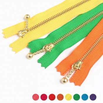 ポーチ用カラフルファスナー YKK