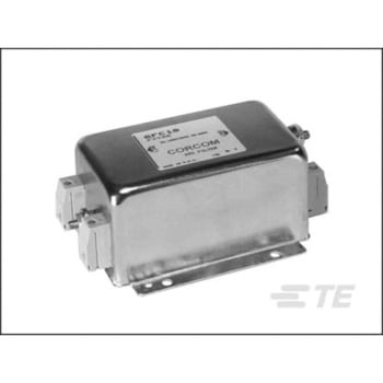 TE Connectivity EMIフィルタ，電源ラインフィルタ，ノイズフィルタ 単相 25A フランジマウント TE Connectivity Japan(旧:TYCOELECTRONICS(タイコエレクトロニクス))