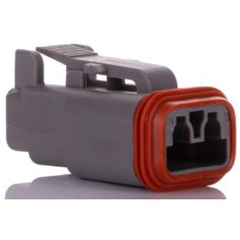 Deutsch 自動車用コネクタ オスハウジング DTシリーズ オス 2 DT06-2S 0.5→ 2.5 mm 2 、 20→ 14 AWG DEUTSCH