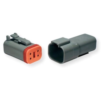 Deutsch 自動車用コネクタ メスハウジング DTシリーズ メス 3 DT04-3P 0.5→ 2.5 mm 2 、 20→ 14 AWG DEUTSCH