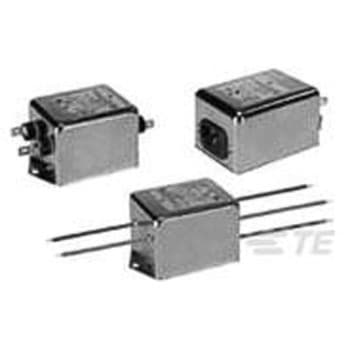 TE Connectivity EMIフィルタ，電源ラインフィルタ，ノイズフィルタ 単相 10A フランジマウント TE Connectivity Japan(旧:TYCOELECTRONICS(タイコエレクトロニクス))