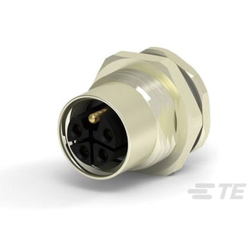 TE Connectivity 丸型コネクタ， 接触コンタクト：メス， 4極M12 ソケット TE Connectivity Japan(旧:TYCOELECTRONICS(タイコエレクトロニクス))