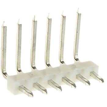 Molex 基板接続用ピンヘッダ KK 254シリーズ 6極 2.54mm 1列 ライトアングル 日本モレックス(molex)