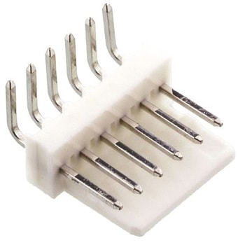 Molex 基板接続用ピンヘッダ KK 254シリーズ 6極 2.54mm 1列 ライトアングル 日本モレックス(molex)