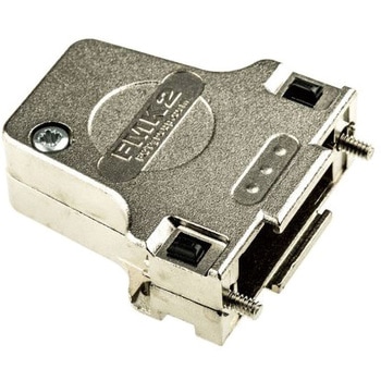 FCT D-subコネクタシェル FMK シリーズ アングル A 15 極 亜鉛ダイキャスト ニッケル， シルバー FCT - A MOLEX COMPANY