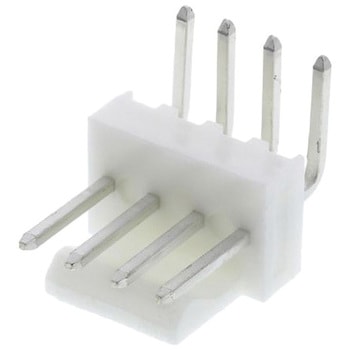 Molex 基板接続用ピンヘッダ KK 254シリーズ 4極 2.54mm 1列 ライトアングル - 日本モレックス(molex)