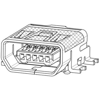 USBコネクタ， メス Molex 日本モレックス(molex)