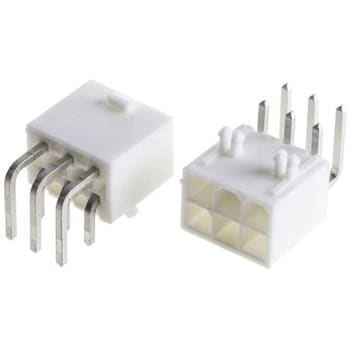 39-30-0060 Molex 基板接続用ピンヘッダ Mini-Fit Jrシリーズ 6極 4.2mm 2列 ライトアングル  日本モレックス(molex) 高さ15mm 1袋(5個) 39-30-0060 - 【通販モノタロウ】