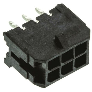 Molex 基板接続用ピンヘッダ Micro-Fit 3.0シリーズ 6極 3mm 2列 ストレート 日本モレックス(molex)