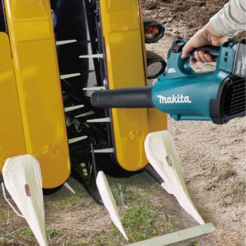 ☆未使用☆makita マキタ 18V 充電式ブロワ MUB184DRGX バッテリ2個(18V6.0Ah) 充電器 ショルダーベルト付き 67316