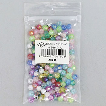 プラスチック カットビーズ シマムラビーズ