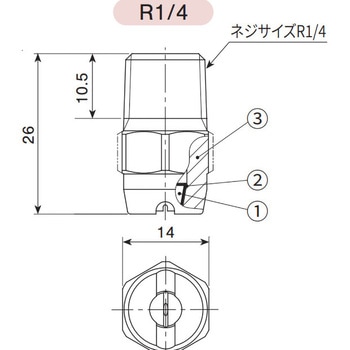 均等扇形ノズル(高圧仕様) VNPシリーズ いけうち