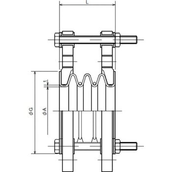 PF-FLEX PTFE製防振継手 アトムズ