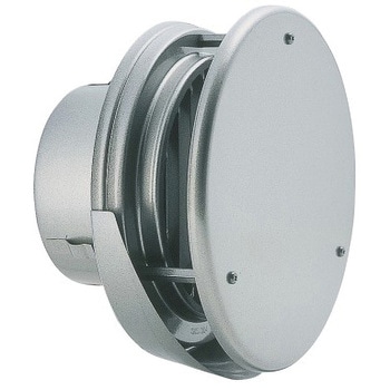 丸型防風板縦ガラリ水切り付換気口 防火ダンパー付 KWD-Tタイプ バクマ工業