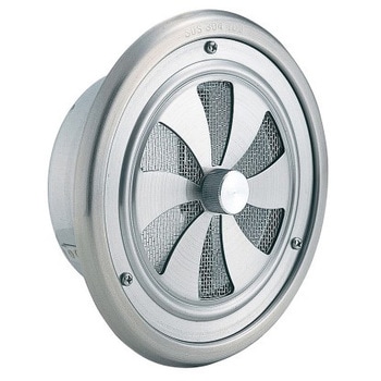 丸型レジスター 防火ダンパー付 RED バクマ工業