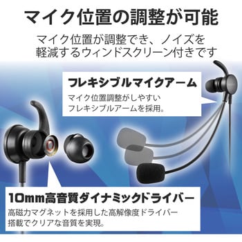 HS-EP15TBK ヘッドホン ヘッドセット マイク付き 有線 Φ3.5mm3極 HS-EP15TBK ヘッドホン ヘッドセット マイク付き 有線 Φ3.5mm3極