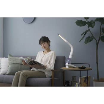 LEDデスクライトQi充電シリーズ 縦置きタイプ アイリスオーヤマ