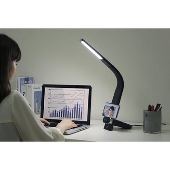 LEDデスクライトQi充電シリーズ 縦置きタイプ アイリスオーヤマ