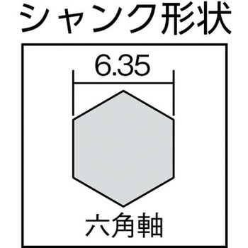 六角シャンクコバルトドリル(チタンコーティング) トップ工業