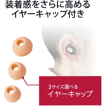 ヘッドホン ヘッドセット マイク付き 無線 Bluetooth ワイヤレスイヤホン 片耳 小型 連続通話最大5時間 USB Type-C端子 エレコム