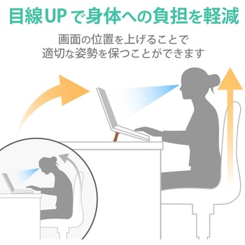 ノートパソコンスタンド 折りたたみ 【14～15.6インチ】 コンパクト 底面装着式 アルミ合金 エレコム