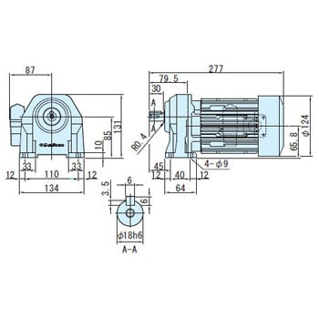 住友重機械工業 ZNHM01-1180-5 0.1kw プレストNEOギヤーモータ-