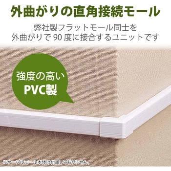 デズミ 壁用モールパーツ エレコム