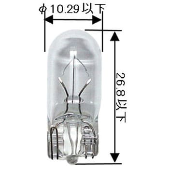 ウェッジベース電球 24V シングル 高品質タイプ モノタロウ