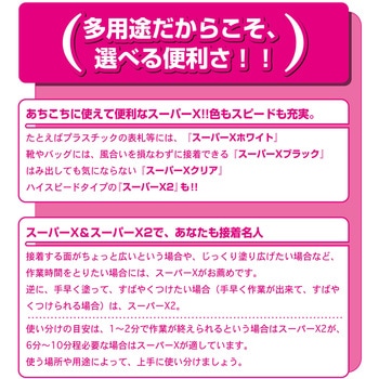 多用途接着剤 スーパーX2(速硬化) セメダイン