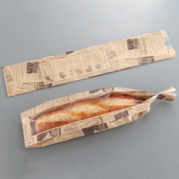 フランスパン袋 ヨーロピアン フェネット茶(100枚入) 大阪ポリヱチレン販売