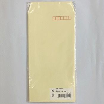 長3クリーム10枚パック 寿堂紙製品工業