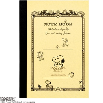 CDノート COLORS OF PEANUTS A6 日本ノート