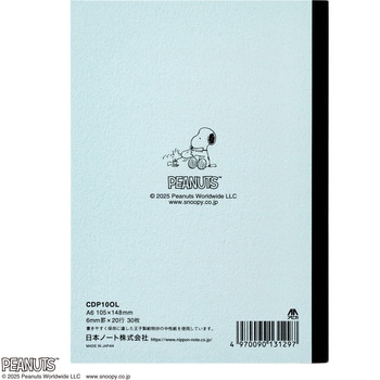 CDノート COLORS OF PEANUTS A6 日本ノート