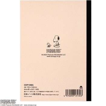 CDノート COLORS OF PEANUTS A6 日本ノート