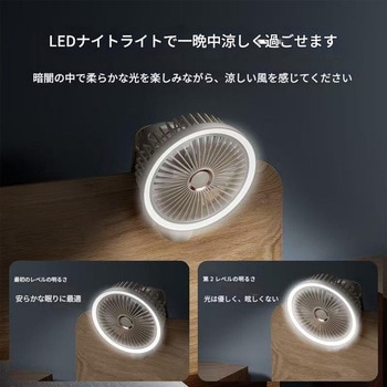 卓上扇風機7500mAh GF12 幅150×奥行75×高さ175 CRECOTE