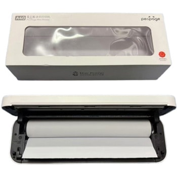 PeriPageミニプリンター グレーA40 幅265×奥行45×高さ80 CRECOTE