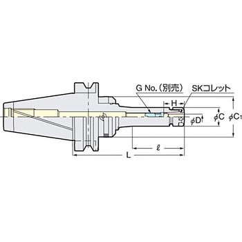 3面拘束3LOCK MZT50 ゼロフィット型スリムチャック 日研工作所