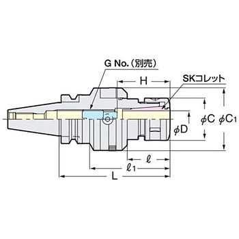 3面拘束3LOCK MZT40 ゼロフィット型スリムチャック 日研工作所