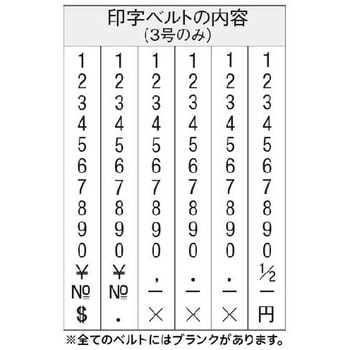 エルゴグリップ 欧文6連 シヤチハタ
